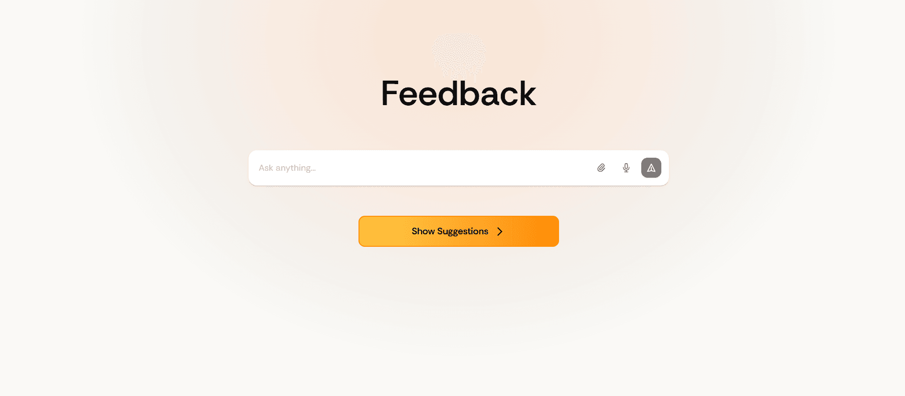 Feedback Application Interface
